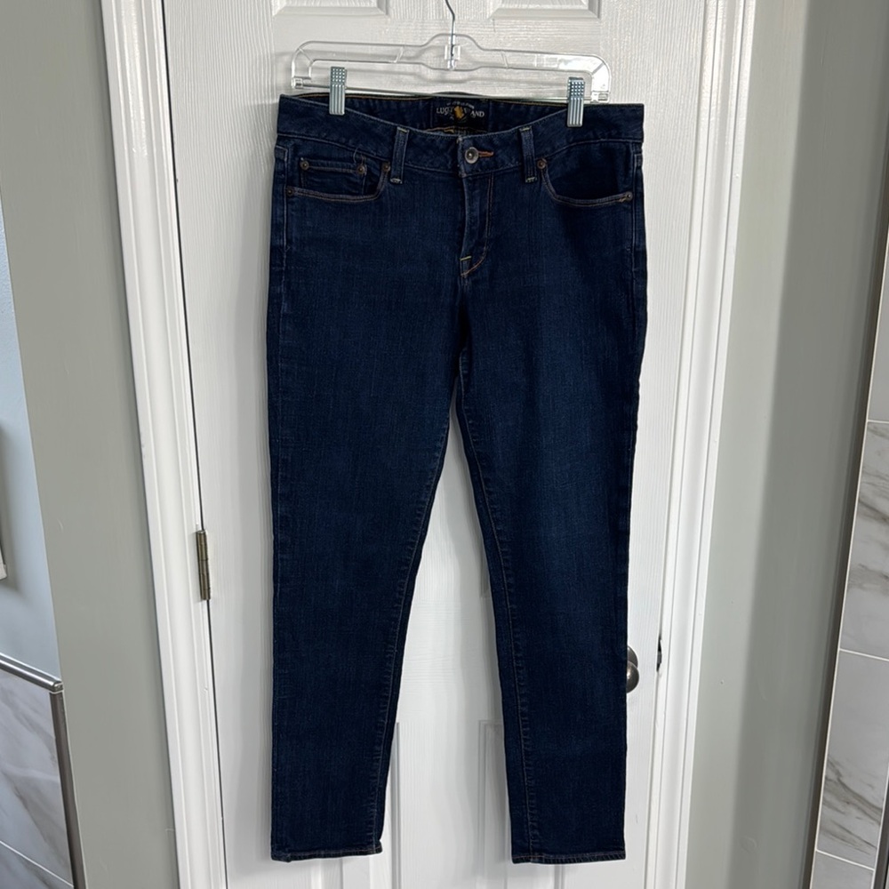 Dark Blue Denim Jeans LUCKY Lola skinny